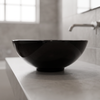 Monaco 400mm Round Countertop Black Basin