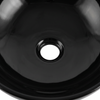 Monaco 400mm Round Countertop Black Basin