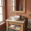 Monaco Round Tapledge Wall Hung Basin