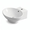 Monaco Round Tapledge Wall Hung Basin