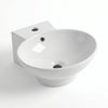 Monaco Round Tapledge Wall Hung Basin