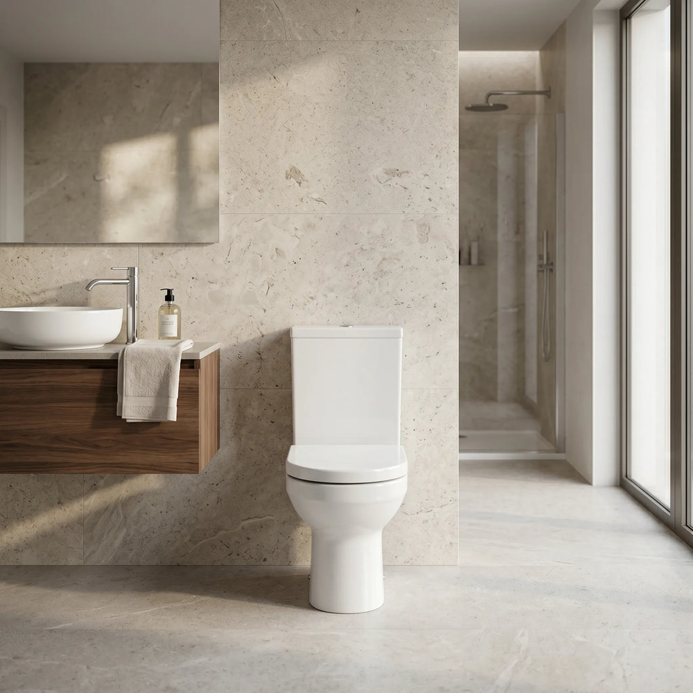 Charlie Close-Coupled Open Back Toilet