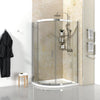 900mm x 900mm Semi Frameless Quadrant Odessa