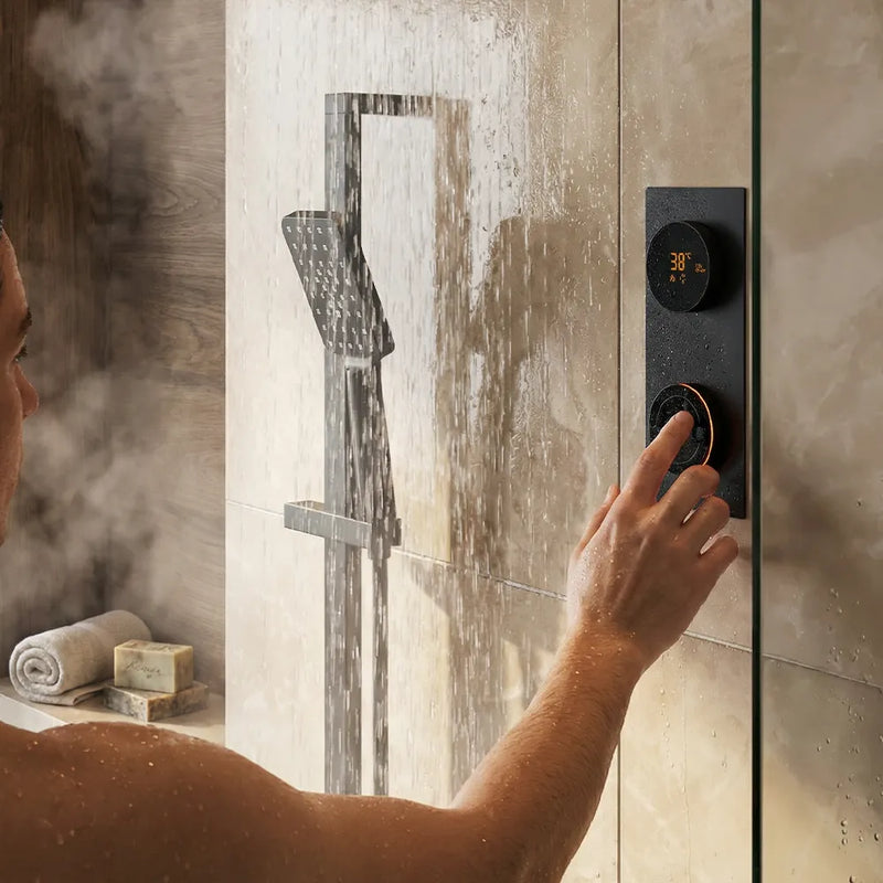 Digital Shower Valve Rectangular Cyber