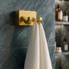 Robe Hook Brushed Brass Lima
