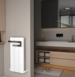 800 x 370 Carisa Elvino Aluminium Vertical Radiator & Towel Rail