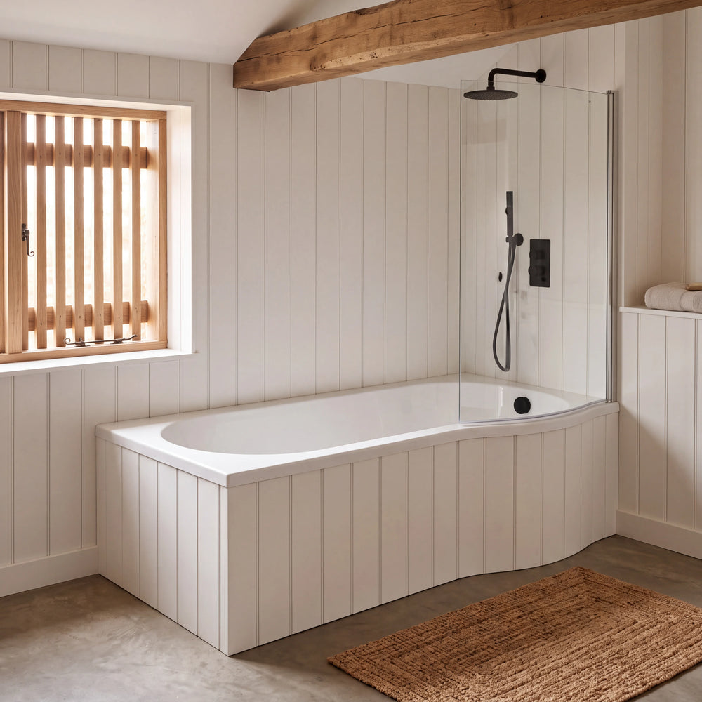 1700 x 700mm Shower Bath Ethan