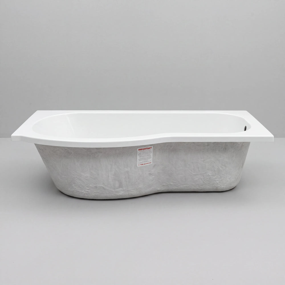 1700 x 700mm Shower Bath Ethan