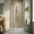 Bifold 760mm x 760mm Square Shower Enclosure Radiant