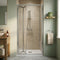Bifold 760mm x 760mm Square Shower Enclosure Radiant
