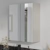 Oliver Mirror Cabinet 2-Door 600mm Cashmere