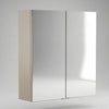 Oliver Mirror Cabinet 2-Door 600mm Cashmere