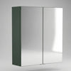 Oliver Mirror Cabinet 2-Door 600mm Matt Green