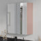 Oliver Mirror Cabinet 2-Door 600mm Matt Pink Shaker