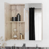 Oliver Mirror Cabinet 2-Door 600mm Oak