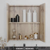 Oliver Mirror Cabinet 2-Door 600mm Oak