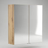 Oliver Mirror Cabinet 2-Door 600mm Oak