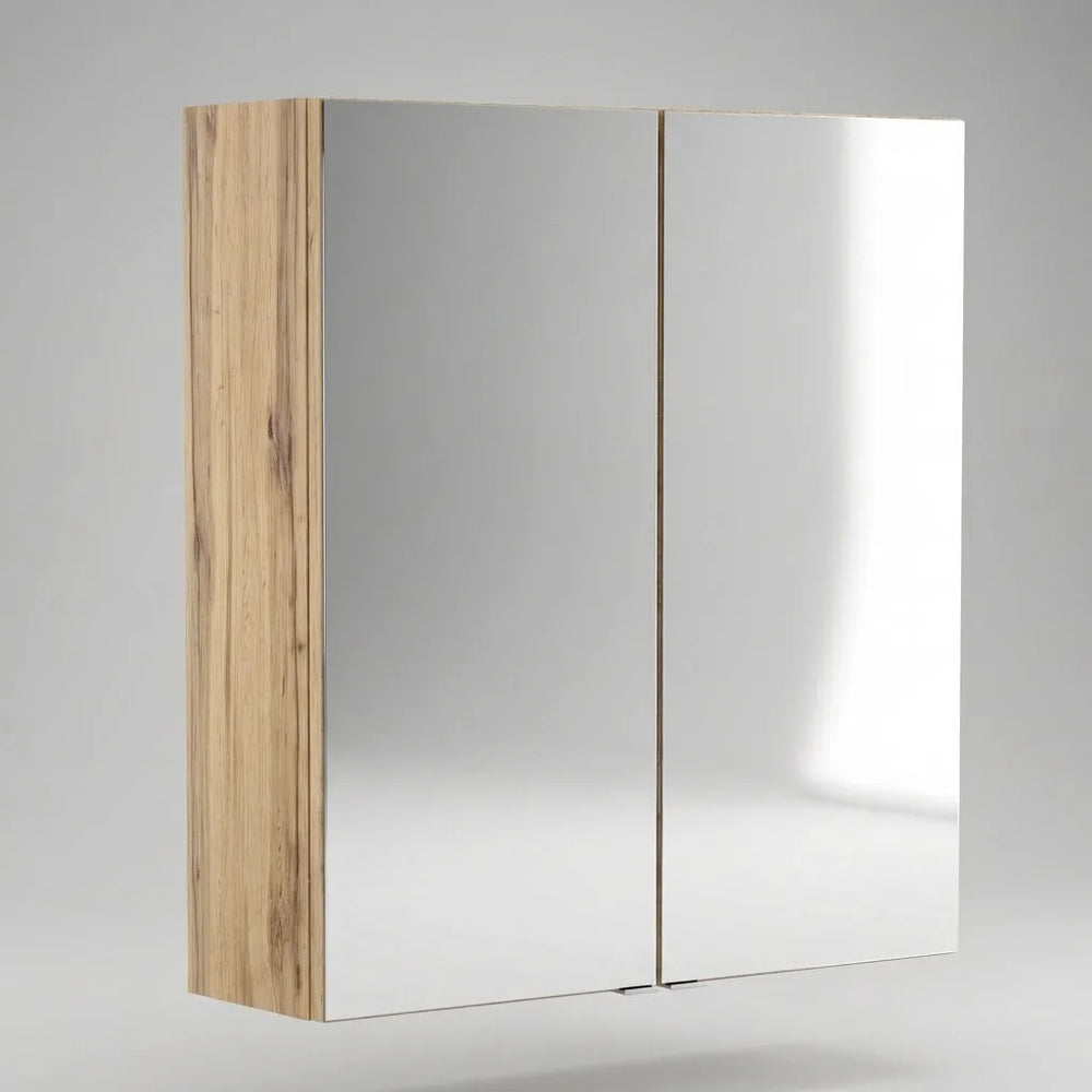 Oliver Mirror Cabinet 2-Door 600mm Oak