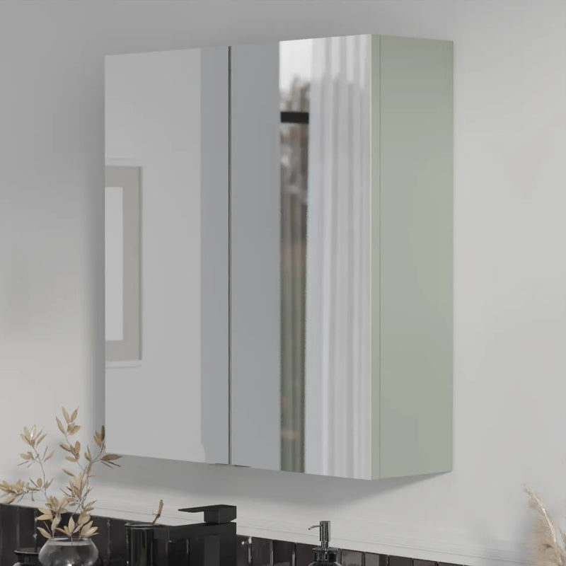 Oliver Mirror Cabinet 2-Door 600mm Sage Traditional