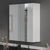 Oliver Mirror Cabinet 2-Door Complete 600mm White