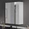 Oliver Mirror Cabinet 2-Door Complete 600mm White