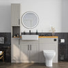 Oliver Cashmere Shaker Fitted Furniture Combination with Tall Boy Storage