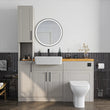 Oliver Cashmere Shaker Fitted Furniture Combination with Tall Boy Storage