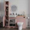 Oliver Pink Shaker Fitted Furniture Combination with Tall Boy Storage