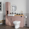 Oliver Pink Shaker Fitted Furniture Combination with Tall Boy Storage