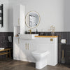 Oliver White Shaker Fitted Furniture Combination with Tall Boy Storage