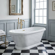 1700mm Freestanding Boat Bath with Plinth Chester