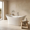 1800 x 800 Bath with Surround White Bow