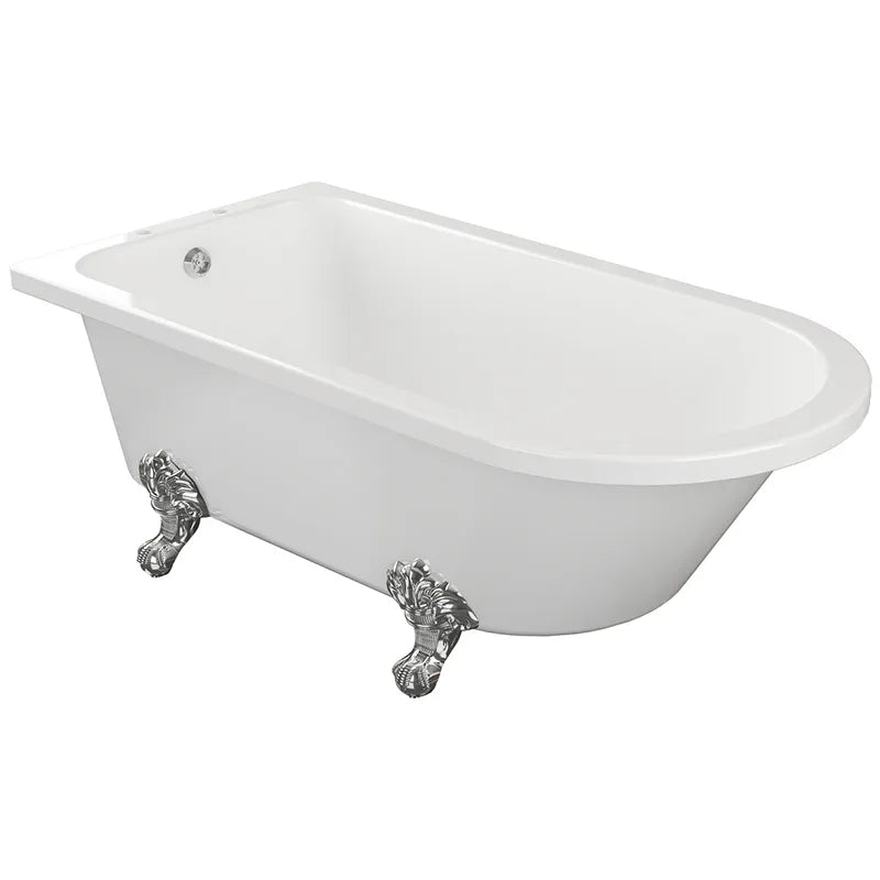 1700 x 750mm Freestanding Shower Bath with Feet Hartwell