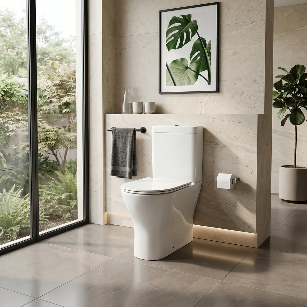 Form Comfort Height Closed Back Rimless Toilet
