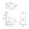 Form Comfort Height Closed Back Rimless Toilet