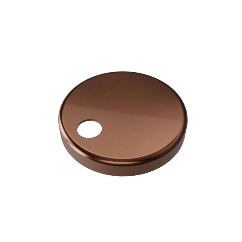 Brushed Bronze Hinge Plate Covers in Pairs (inc. Fittings)