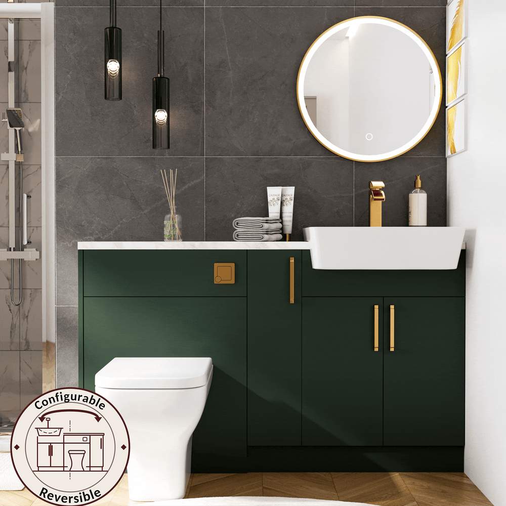 Oliver Modern Green Fitted Furniture Combination