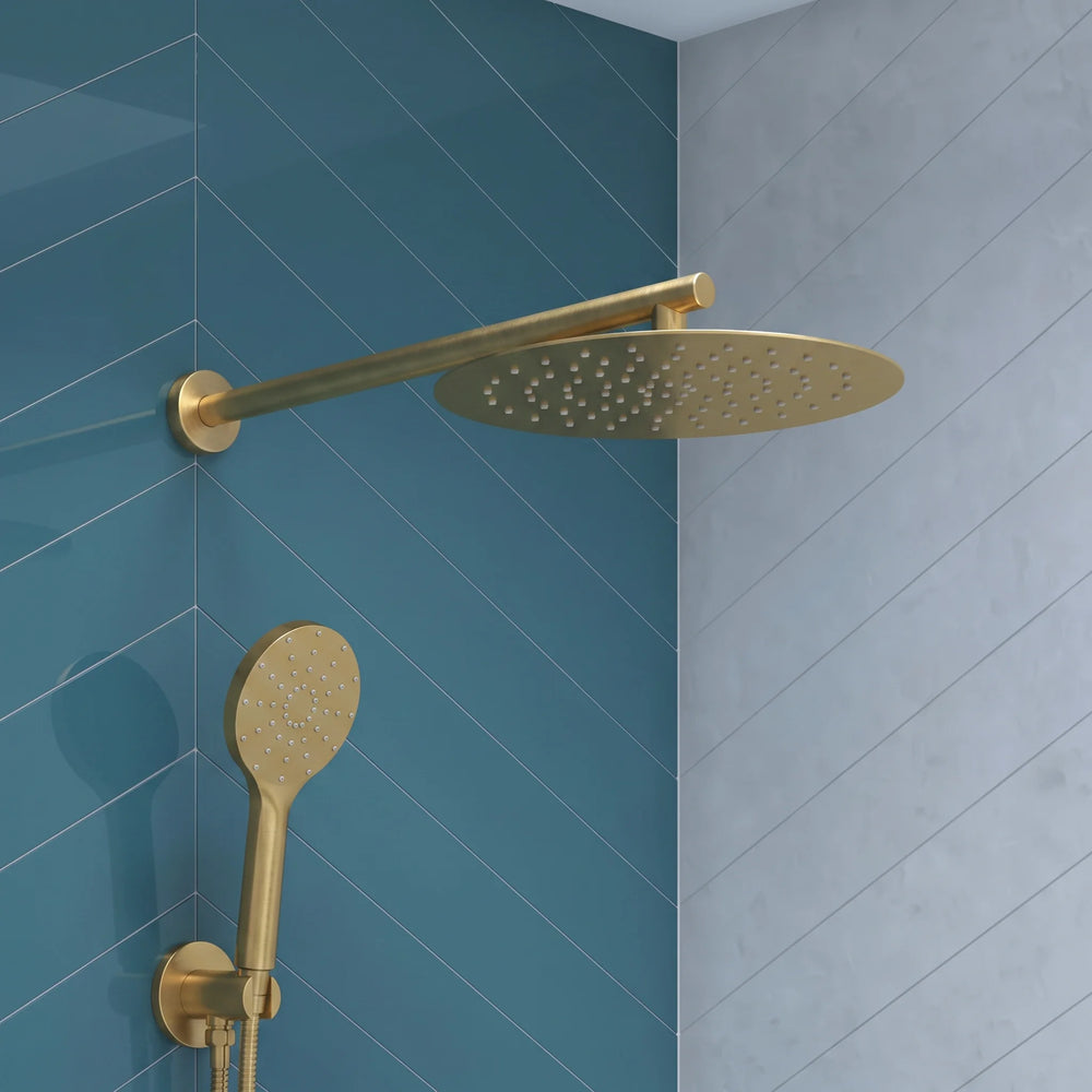 Round Shower Arm Tweed