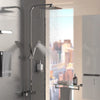 Square Shower Kit Exposed Valve, Rail, Head & Handset Twiss