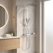 Square Shower Kit Exposed Valve, Rail, Head & Handset Twiss