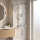 Square Shower Kit Exposed Valve, Rail, Head & Handset Twiss