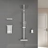 Square Shower Kit Exposed Valve, Rail, Head & Handset Twiss