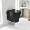 Alessio Wall Hung Toilet Matt Black