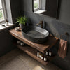 Nadine Countertop Round Matt Black Basin