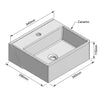 Compact Wall-Hung Cloakroom Basin