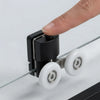 1200mm x 800mm Standard Height 2 Door Offset Quadrant Radiant