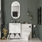 Linnea White Suite with 600mm Vanity and Back-to-wall Toilet Unit