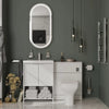 Linnea White Suite with 600mm Vanity and Back-to-wall Toilet Unit