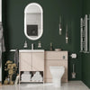Linnea Cashmere Suite with 600mm Vanity and Back-to-wall Toilet Unit