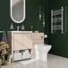 Linnea Cashmere Suite with 600mm Vanity and Back-to-wall Toilet Unit
